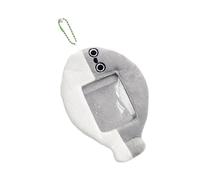 Gissroys Funda para tarjetas fotográficas de dibujos animados, funda para fotocardio, con cadena, para mujeres, estudiantes, mochila para llaves, mochilas, charm, funda con llavero, Tortuga Sakaban