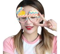 Gissroys Gafas de conejo para fiestas, disfraz para hacer frente a gafas, divertido, punk, accesorios para fotos, discotecas, fiestas, hombres