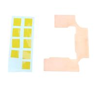 Gissroys GPU VRAM Thermal Pad Cobre Disipador de calor Miner Tarjeta gráfica Refrigeración Uso Con Bloque de Agua 3060ti 3070ti Disipador de calor de cobre