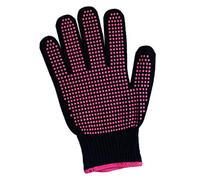 Gissroys Guantes de barbacoa resistentes al calor 300 grados centígrados de algodón y silicona no resbaladizos para peinar el cabello guantes de felpa para niños