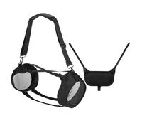 Gissroys Heavy Duty Loudspeaker Carrying Case with Reinforced Side Detachable Strap Accessory Storage for Boombox 4 Adjustable Shoulder Strap Cover