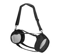 Gissroys Heavy Duty Loudspeaker Carrying Case with Reinforced Side Detachable Strap Accessory Storage for Boombox 4 Adjustable Shoulder Strap Cover