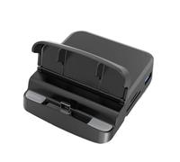 Gissroys High Performance USB C Dock USB C Hub Tarjetas de Memoria Lector Puerto de Datos Puerto de Carga Rápida para Aplicación Multimedia Dock de Bolsillo