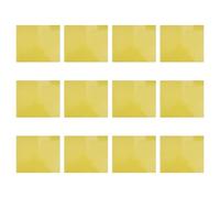 Gissroys Juego de 12 piezas de placa de aislamiento resistente a altas temperaturas clase F 3240 células de litio amarillo epoxi