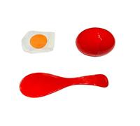 Gissroys Juego de actividades al aire libre con huevos y cuchara para niños, coordinación, desarrollo y carrera