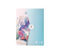 Gissroys Juego de acuarela con libro para colorear, pluma de inmersión, pintura de acuarela