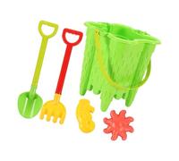 Gissroys Juego de arena y agua de color claro con pala y moldes de arena para niños exploradores amantes de la naturaleza Sandbox Kits
