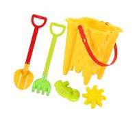 Gissroys Juego de arena y agua de color claro con pala y moldes de arena para niños exploradores amantes de la naturaleza Sandbox Kits