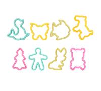 Gissroys Juego de herramientas para masa de moldes de animales de dibujos animados, maravilloso para niños y exploración, promoción de la imaginación, influye en la creatividad, juguete de cocina