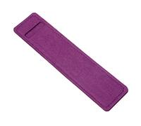Gissroys Lápiz único para soporte de carcasa de fuente, funda para bolígrafo, bolsa de fieltro, color puro para un bolígrafo de relleno de gel, morado