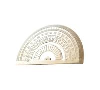 Gissroys Latón Dibujo Protractor Vintage Triangular Regla Geometría Escala Regla Regla Para Estudiantes Arquitectos Ingenieros Soportar Matemáticas Semicírculo Tonos Largos