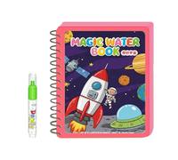 Gissroys Libro de Dibujo de Agua Mágico Para Niños Reutilizable Colorear Agua Y Garabatos Libro De Juguetes Con Pluma Educación Juguetes Aprendizaje Temprano