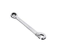 Gissroys Llave de trinquete compacta mecanismo de ahorro de trabajadores ideal para instalación y montaje de muebles Llave de trinquete de acero de aleación