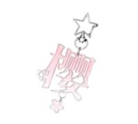 Gissroys Llavero Inspirador Personalizado Colgante Acrílico Afirmación Positiva Llavero Para Regalo De Estímulo Diario Llavero Acrílico Con Citas Inspiradoras, F, Talla única