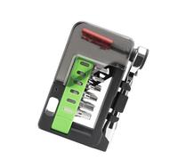 Gissroys Multiherramienta compacta de emergencia para bicicleta de alta resistencia, llave de carraca, herramienta de mantenimiento de neumáticos, multiherramienta de mantenimiento