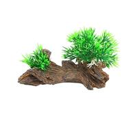 Gissroys Natural Lookings - Baúl de árbol artificial para decoración de acuarios, hábitats de peces, escondites para peceras, paisajes, accesorios de resina