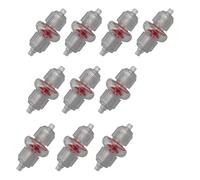 Gissroys Paquete De 10 Válvulas De Comprobación Para Bombas De Aire De Acuario Manguera De 3/16 Pulgadas Flujos De Aire Unidireccional Prevenir Flujos De Retorno Tanques De Peces Accesorios