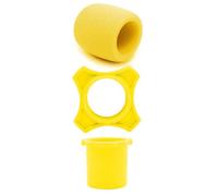 Gissroys Paquete De 3 Micrófonos De Espuma Antideslizante Anillos A Prueba De Polvo Esponjas Cubiertas Para Cantante Y Podcaster. Cubierta De Micrófono