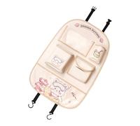 Gissroys Patrón de dibujos animados fusible multifuncional Residuo bolsillo coche asiento trasero organizadores múltiples departamentos bolsa de almacenamiento coche almacenamiento