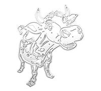 Gissroys Plantillas de troquelado de metal de ganado hermoso hecho a mano para niños y adultos, proyectos de manualidades, troqueles de metal para scrapbooking