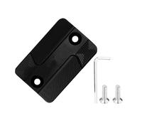 Gissroys Protector de bomba de freno de aluminio para bicicletas PCX160 PCX125 PCX150 Estabilidad optimizada con bajo mantenimiento Cubierta del cilindro de la bomba de freno de revestimiento negro