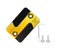 Gissroys Protector de bomba de freno de aluminio para bicicletas PCX160 PCX125 PCX150 Estabilidad optimizada con bajo mantenimiento Cubierta del cilindro de la bomba de freno de revestimiento negro