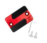 Gissroys Protector de bomba de freno de aluminio para bicicletas PCX160 PCX125 PCX150 Estabilidad optimizada con bajo mantenimiento Cubierta del cilindro de la bomba de freno de revestimiento negro