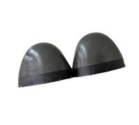 Gissroys Protectores de dedos de acero industrial resistentes para dedos de los pies, protectores de dedos de zapatos a prueba de golpes, inserto de puntera de acero para entorno de trabajo, 43 yardas