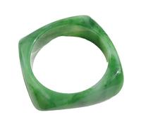 Gissroys Pulsera de resina gruesa geométrica cuadrada coloreada accesorios brazalete accesorios declaración joyería mágica para mujeres pulseras geométricas irregulares de resina, talla única, como se