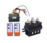 Gissroys Relé de cabrestante pesado de 12 V 500 A, interruptor de protección, incluye mando a distancia impermeable para la mayoría de vehículos todoterreno, kit de relé de cabrestante con mando a