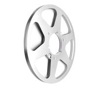 Gissroys Rollo de aluminio de 6 agujeros para grabación de cinta adhesiva de 10 5 pulgadas, disco de carrera vacía, bobinas de durlility de metal ligero en bobinas de cinta