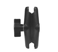 Gissroys Soporte auxiliar de doble zócalo para soportes y soporte de teléfono de aluminio para motocicleta bola de motocicleta Socket montaje brazo doble