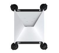 Gissroys Soporte De Coche Portátil Con Fuerte Fuerza Ventosa De Metal Tazas Ajustable Autodegradación Y Montaje De Metal Para Satélite