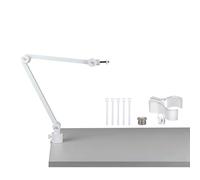 Gissroys Soporte de micrófono de mesa ajustable flexible para micrófono, brazo de horca, para streaming de cocina, manualidades, metal y plástico