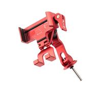 Gissroys Soporte de teléfono para bicicleta de montaña, soporte de teléfono para moto, pinza para manillar de motocicleta, pinza para manillar de motocicleta, clip de montaje