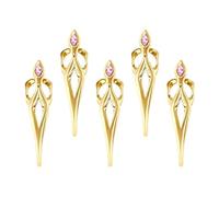 Gissroys Subcultural gótico punk oscuro diseño neutral aleación minoría dedo anillos para hombres y mujeres Armadura anillos anillos de punta de los dedos, como se describe