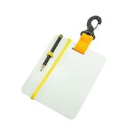 Gissroys Submarinismo (bucear) Escritura submarina Wordpad Escribir Tablero de Escritura Con Lápiz Y Clip Snorkel Tablero de Placas Fácil de Usar Submarino Wordpad Con Lápiz Para Deportes Acuáticos