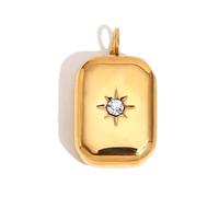 Gissroys Suministros para hacer pendientes y collares, elegante acabado dorado, accesorios de joyería para componentes únicos de creación de joyas, talla única, como se describe, como se describe