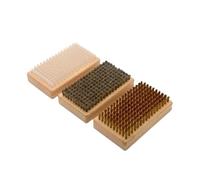 Gissroys Tabla de esquí, cepillos de pulido, herramienta de snowboard, cepillo de cera para esquí, snowboard, cepillos de cera, accesorios, herramienta de mantenimiento duradera