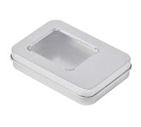 Gissroys Tarjeta Negociación Caja Tarjetas para Almacenamiento Cartas Casos Card Card Caja Almacenamiento Metal Vacía para Juegos