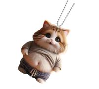 Gissroys Trend Pearls - Cadena acrílica para decoración de coche, accesorios únicos para colgar en el coche y elevar estilos cotidianos, adorno colgante de moda