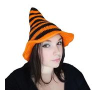 Gissroys Unisex Halloween Peaked Witch Crochet Design Wizard Hombres Mujeres Cosplay Bruja Multiple Tipo Puede Elegir Crochet de Diseño Moderno para Mujeres Hombres Delicados Diadema Para Sombreros