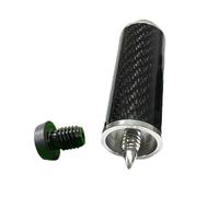 Gissroys Varilla de extensión ergonómica de fibra de carbono con agarre de aleación de aluminio para control de precisión práctica principiante jugador de billar extensión