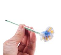 Gissroys Varita mágica de entrenamiento de pescado para kits de iniciación, varita de cola, acuarios, tanque de peces, decoración, equipo de acuarios, varita mági