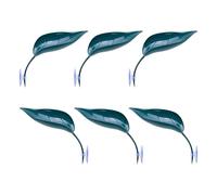 Gissroys Ventosa taza hoja pierna plataforma 6 piezas desove jubilación para tortugas reptiles fisttank terrarios decoraciones decoraciones ranas de árboles tanques accesorios