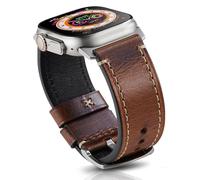 Gitalian Correa de cuero compatible con Apple Watch Ultra3/2/1 Band de 49 mm, 46 mm, 45 mm, 44 mm, 42 mm, para hombres, correa de repuesto de cuero genuino para iWatch Series 10, 9, 8, 7, 6, 5, SE2