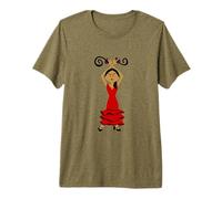 Gitana Flamenco Camiseta Premium