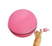 Gitekain Cat Ball Toy, Lighted Interactive Kitten Ball, Automatic Moving Toy Cats, USB Rechargeable Ideal for Relieving Boredom and Encouraging Game, 2.56x2.56 Inches