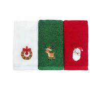 Gitekain Christmas Towel, Holiday Bath Towel, Absorbent Kitchen Towels, Decorative Cotton Towels, Soft Christmas Hand Towels, Thicken Holiday Dish Towels, Festive Kitchen Decor, Cute Holiday Towels