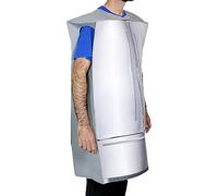Gitekain Cosplay Traje, Creative Double Door Refrigerator Outfit, Funny Prop Suit for Men, Women Stage Performances, Theme Parties, Carnivals, and Home Role Play, Multicolor